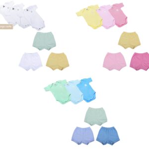 KIT SHORT E BLUSA MANGA CURTA