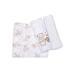 KIT MANTA CUEIRO ROLINHOS URSINHO