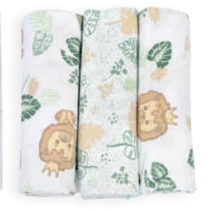 Kit Manta Cueiro Leão