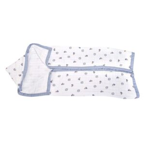 Toalhão Soft Raposinha Construtora Azul