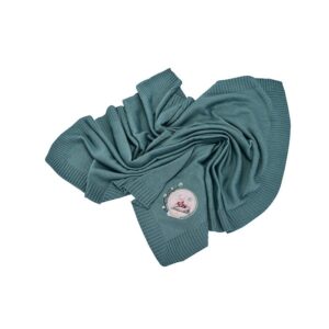 Manta Tricot Ursinho Dorminhoco Verde