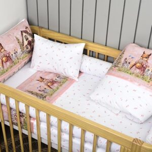 kit Berço Chá da Esquilinha Rosa