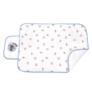 Trocador Portátil Raposinha Construtora Azul