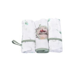 Pano de Boca Soft Ursinho Dorminhoco Verde